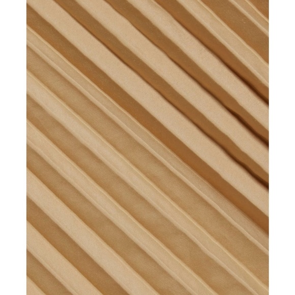 DEREK LAM 10 CROSBY Pleated belted taffeta midi shirt dress NEW - Picture 4 of 5